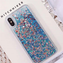 Load image into Gallery viewer, Love Heart Glitter Phone Case