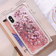 Load image into Gallery viewer, Love Heart Glitter Phone Case