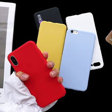 Load image into Gallery viewer, Matte Candy Color Silicone case