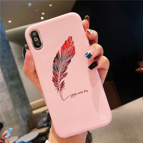 Bling Feather Phone Case