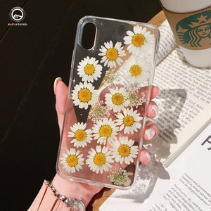 shiny floral case